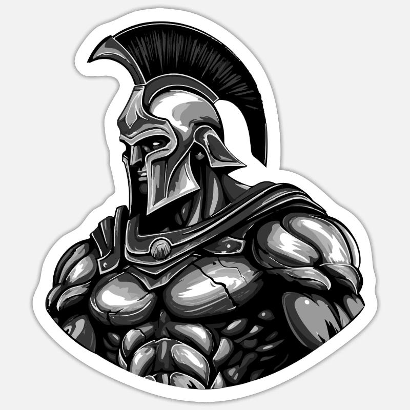 Spartan Gladiator Sticker size S (10 x 10 cm)