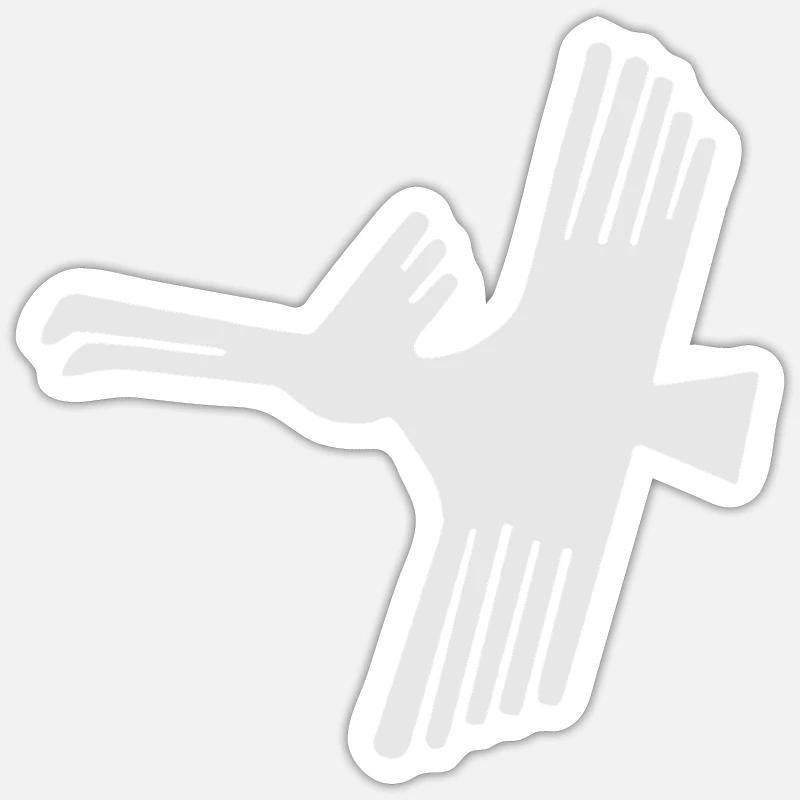 Lignes de Nazca | Pérou Geoglyphs Las Líneas De Nazca Sticker taille S (10 x 10 cm)