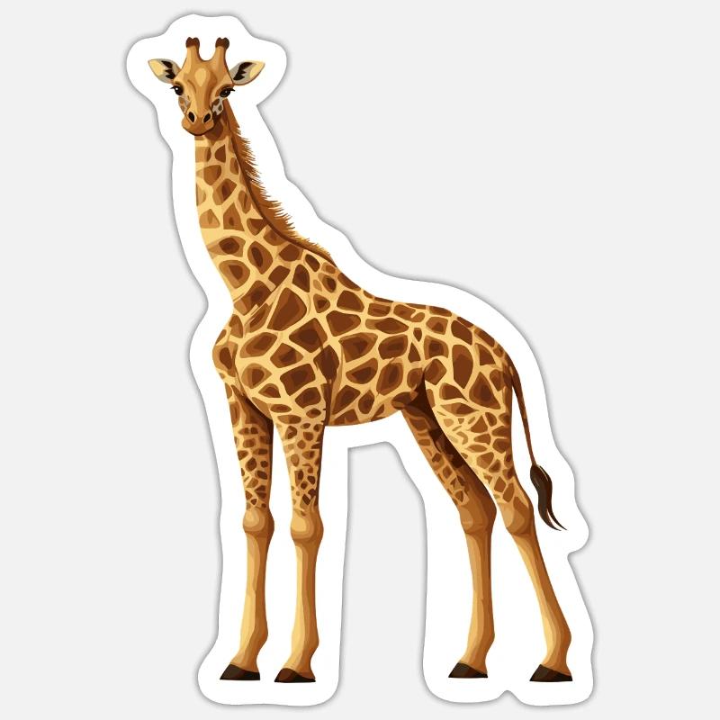 Giraffe Sticker size S (10 x 10 cm)