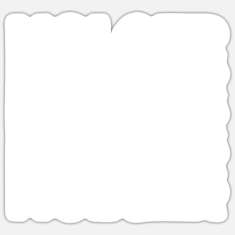 Holger - Sticker size S (10 x 10 cm) - white matte