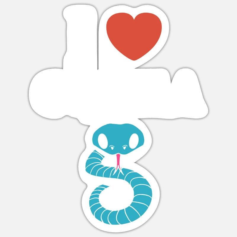 cobra - Sticker taille S (10 x 10 cm) - blanc mat