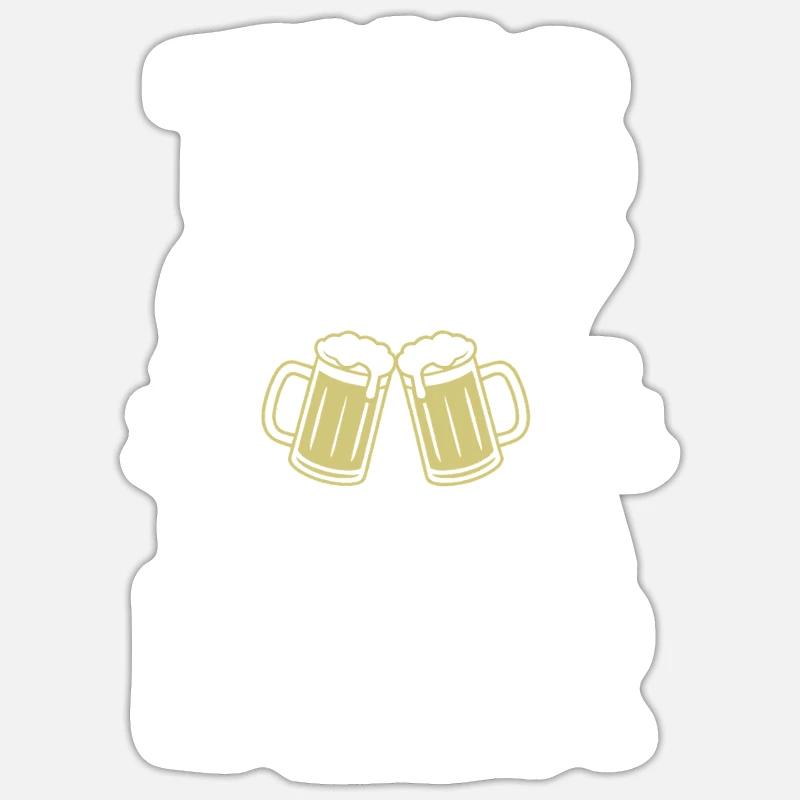 This Guy Needs a Beer Sticker size S (10 x 10 cm)