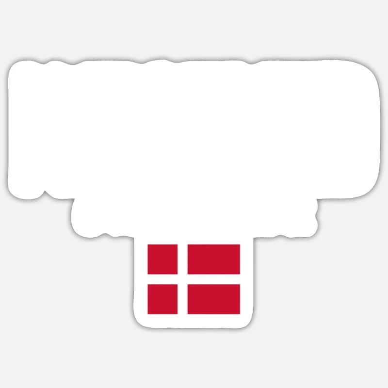 Naestved, Denmark - Sticker size S (10 x 10 cm) - white matte