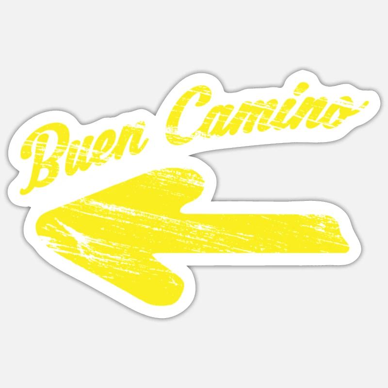 Chemin de Saint-Jacques-de-Compostelle Sticker taille S (10 x 10 cm)