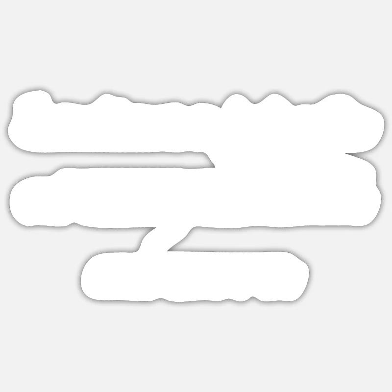 Garlic Bread Sticker size S (10 x 10 cm)