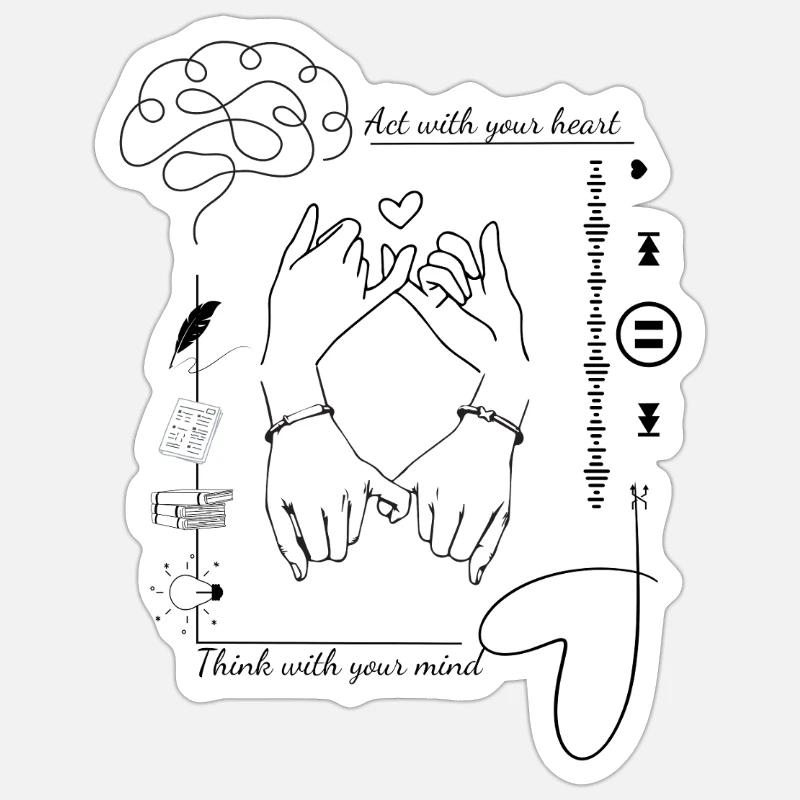 Sticker Größe S (10 x 10 cm) - 