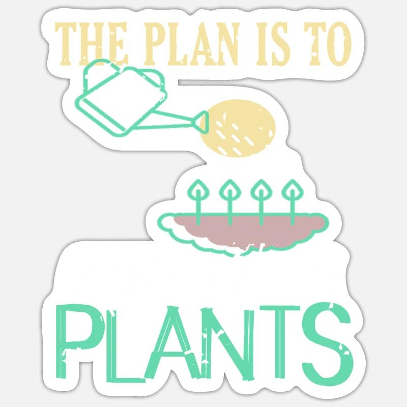 Le plan est d’avoir plus de plantes devis Sticker taille S (10 x 10 cm)