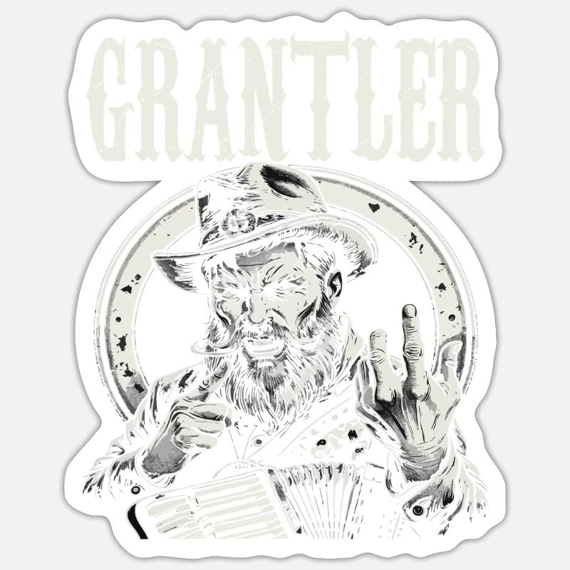 Grantler Grumpy Bavarian dialects Bavaria Sticker size S (10 x 10 cm)