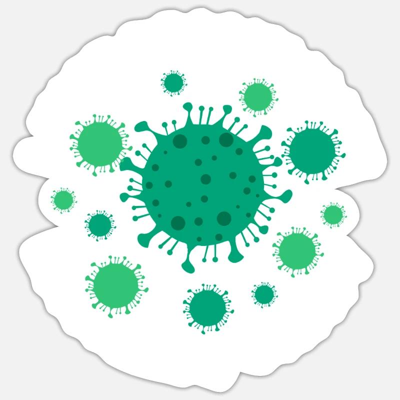 I Just Really Hate Bacteria Okay Germaphobia Sticker size S (10 x 10 cm)