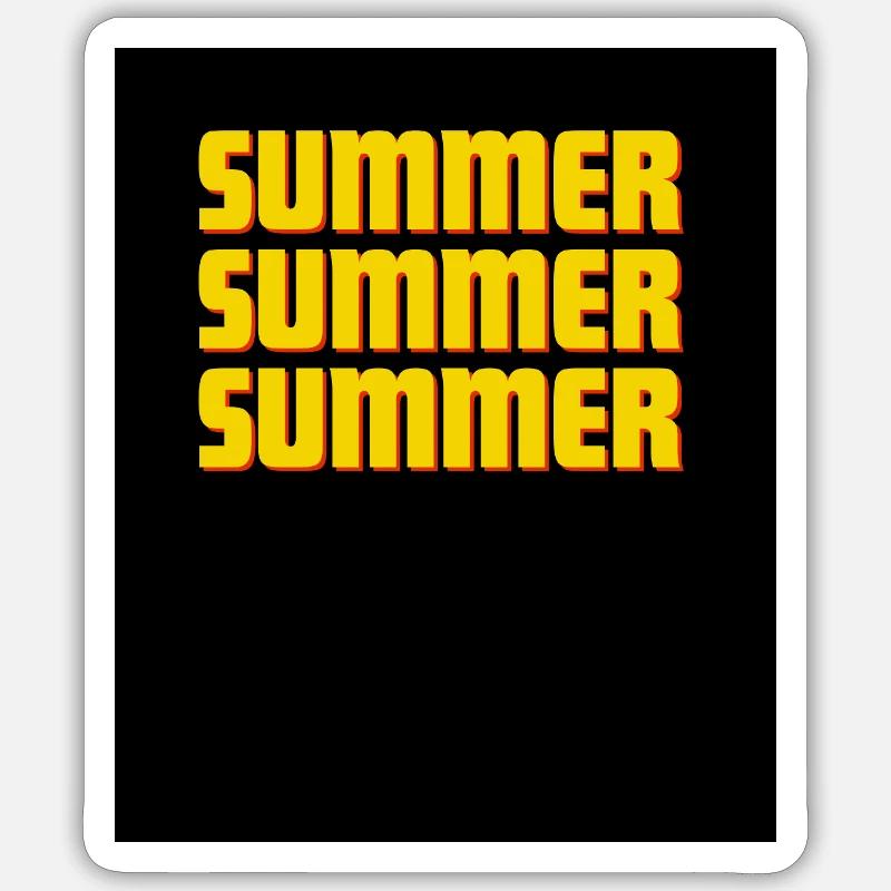 Summer Sticker size S (10 x 10 cm)