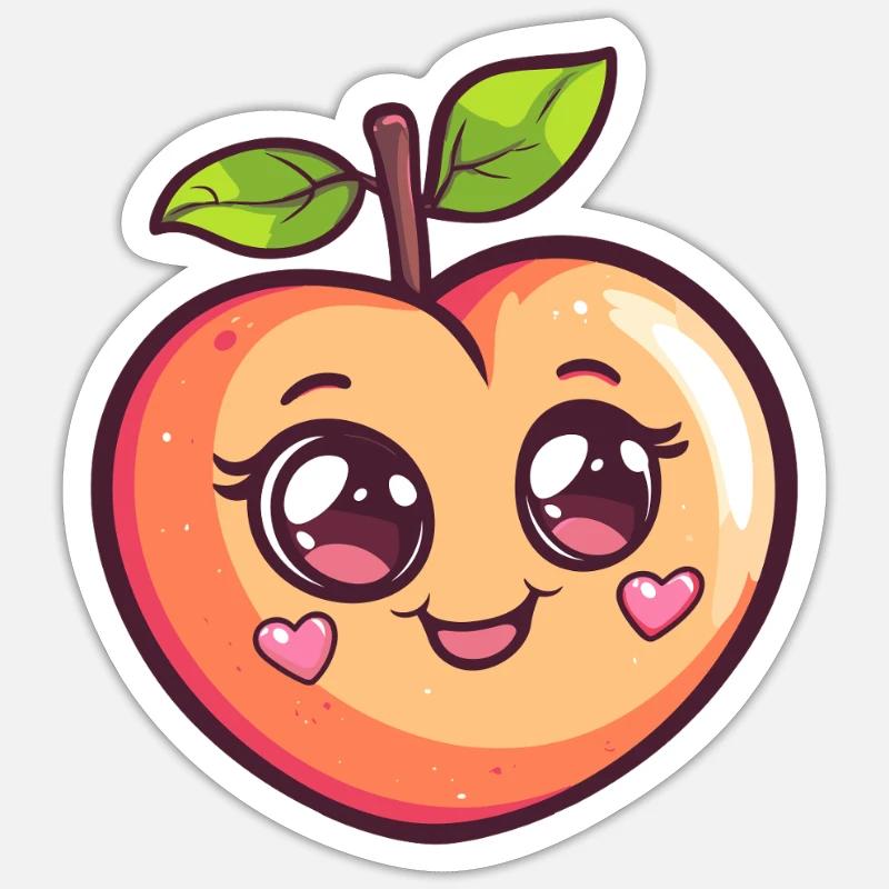 Pêche copieuse - Sticker taille S (10 x 10 cm) - blanc mat