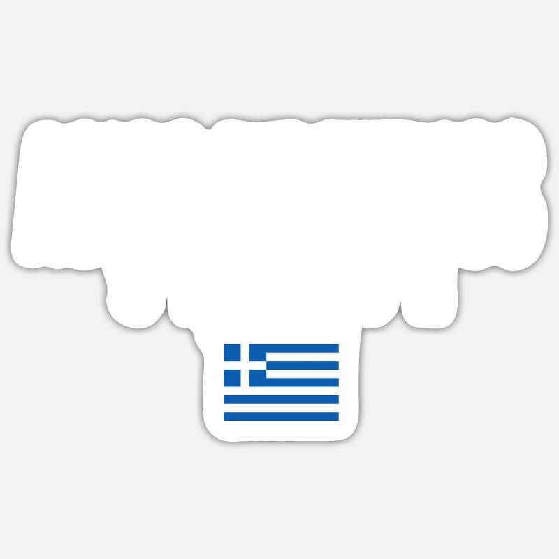 Agios Dimitrios, Grèce Sticker taille S (10 x 10 cm)