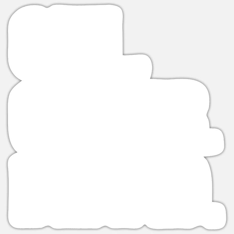 Bernd - Sticker taille S (10 x 10 cm) - blanc mat