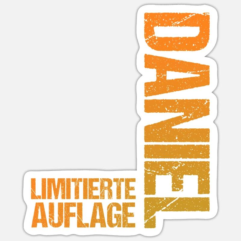 Daniel Sticker Größe S (10 x 10 cm)