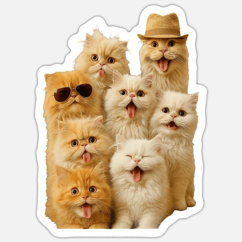 Persisch - Sticker Größe S (10 x 10 cm) - Mattweiß