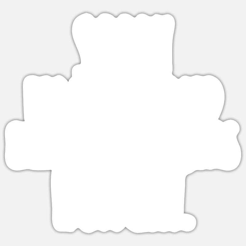 Désolé pour ce que j’ai dit plus tôt quand j’avais faim Sticker taille S (10 x 10 cm)