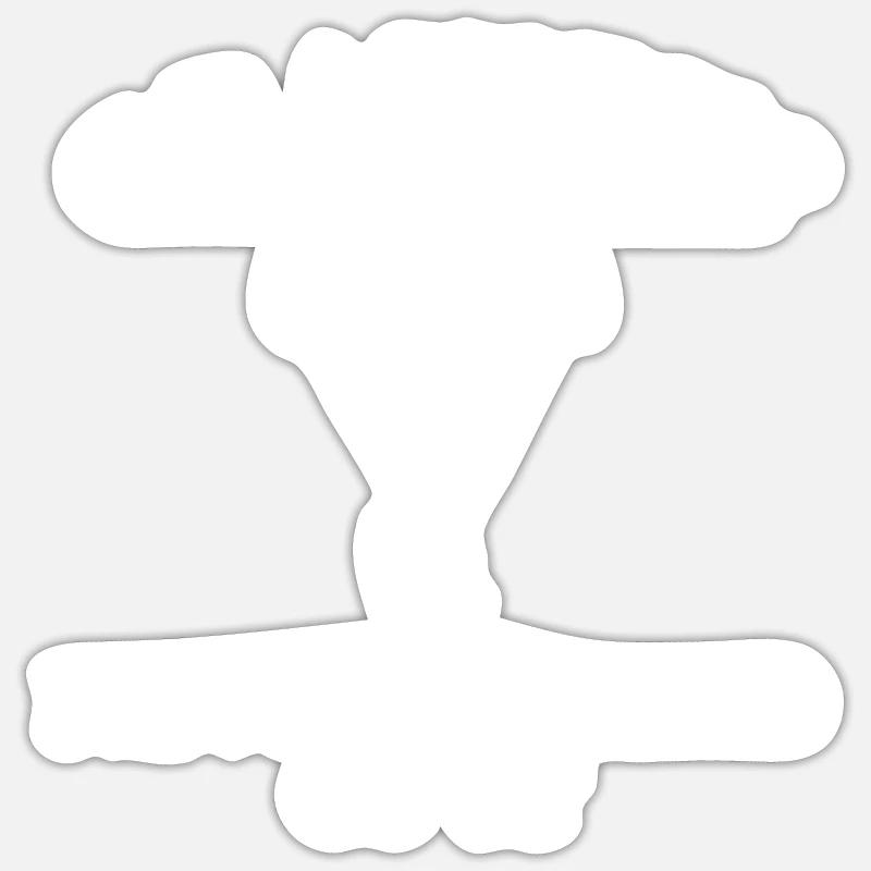 Mème hilarant de gravité de paramoteur Sticker taille S (10 x 10 cm)