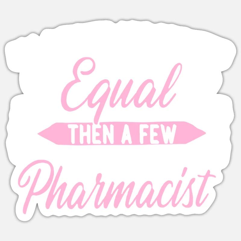Pharmacy Tech Technician Sticker Größe S (10 x 10 cm)