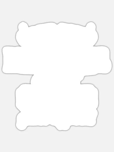 Ich bin Reiseleiter weil ich ein geiler Typ bin - Sticker Größe S (10 x 10 cm) - Mattweiß