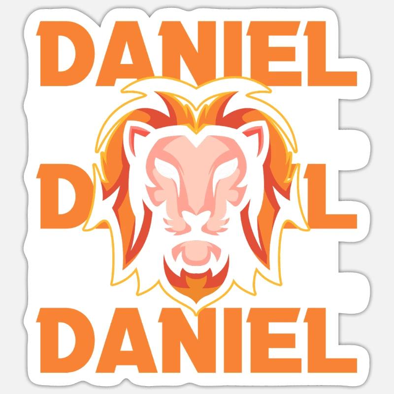 Leo Daniel - Sticker taille S (10 x 10 cm) - blanc mat