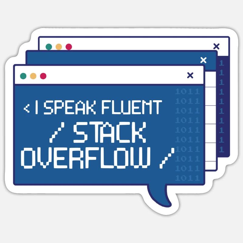 Informatiker Programmierer - Sticker Größe S (10 x 10 cm) - Mattweiß