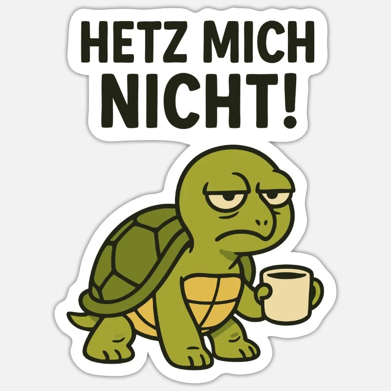 Ganz Langsam Sticker Größe S (10 x 10 cm)