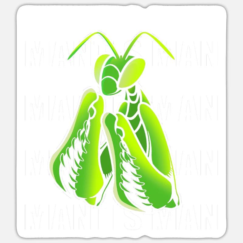 Gottesanbeter Gottesanbeterin Mantis Sticker Größe S (10 x 10 cm)