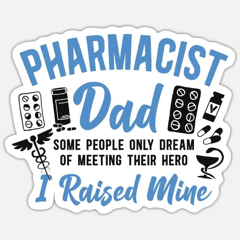 Pharmacy Tech Technician - Sticker Größe S (10 x 10 cm) - Mattweiß