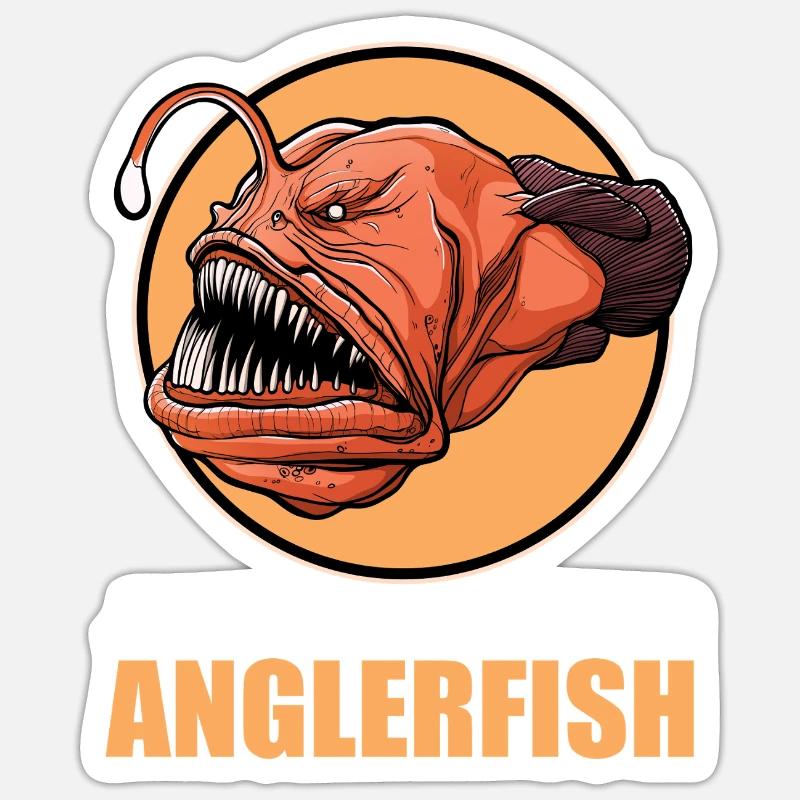 Frogfish frogfish frogfish Sticker size S (10 x 10 cm)