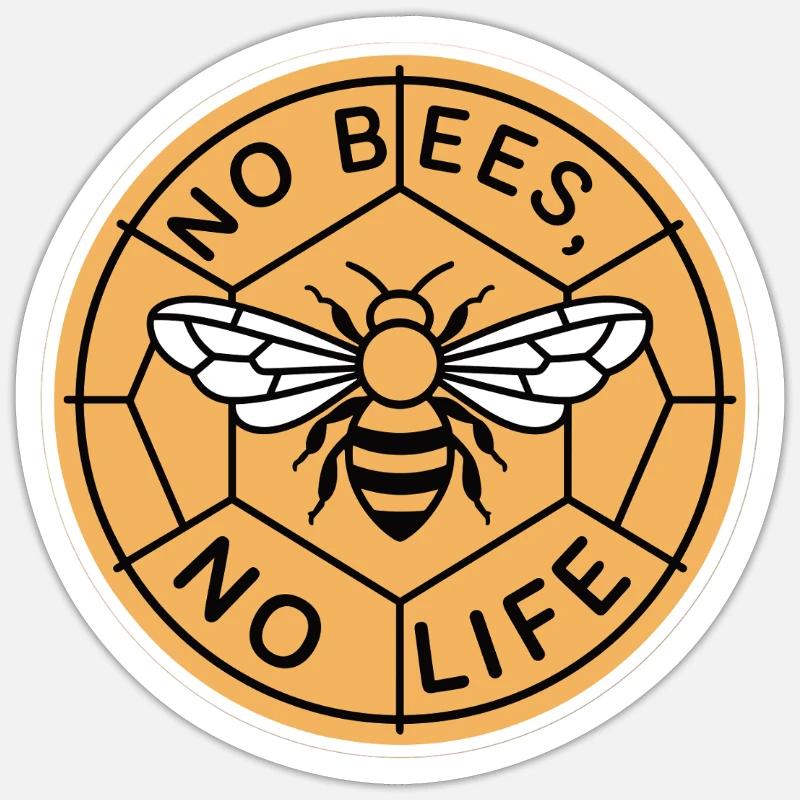Save the Bees statement-skjorte Sticker