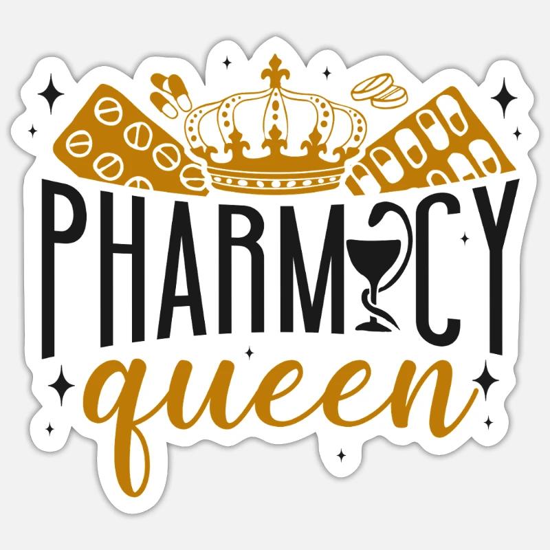 Pharmacy Tech Technician - Sticker Größe S (10 x 10 cm) - Mattweiß