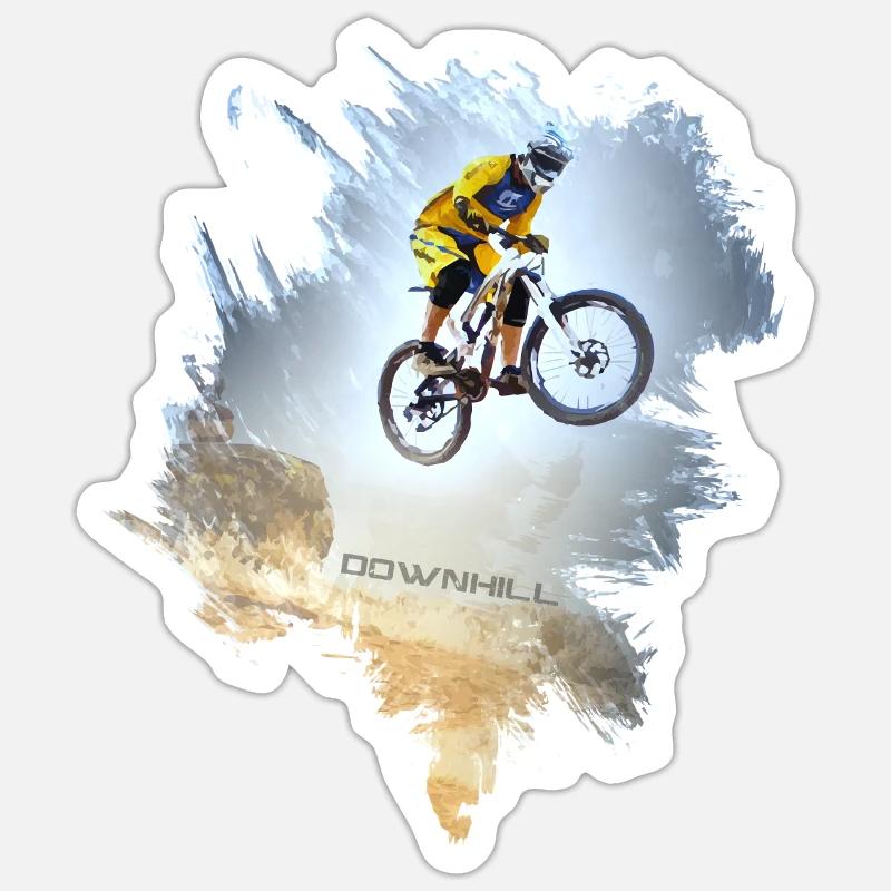 Ride the Drop - Sticker size S (10 x 10 cm) - white matte