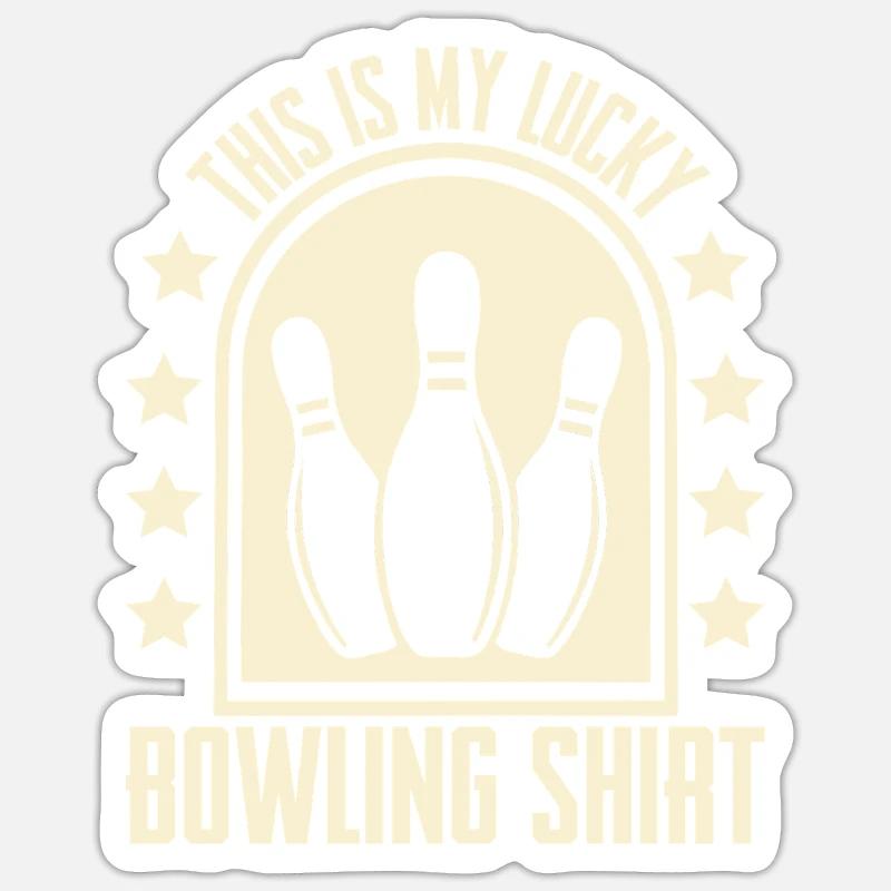 Bowling Sticker Größe S (10 x 10 cm)