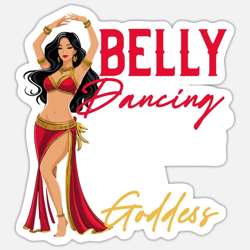 Belly Dance Belly Dancer Sticker size S (10 x 10 cm)