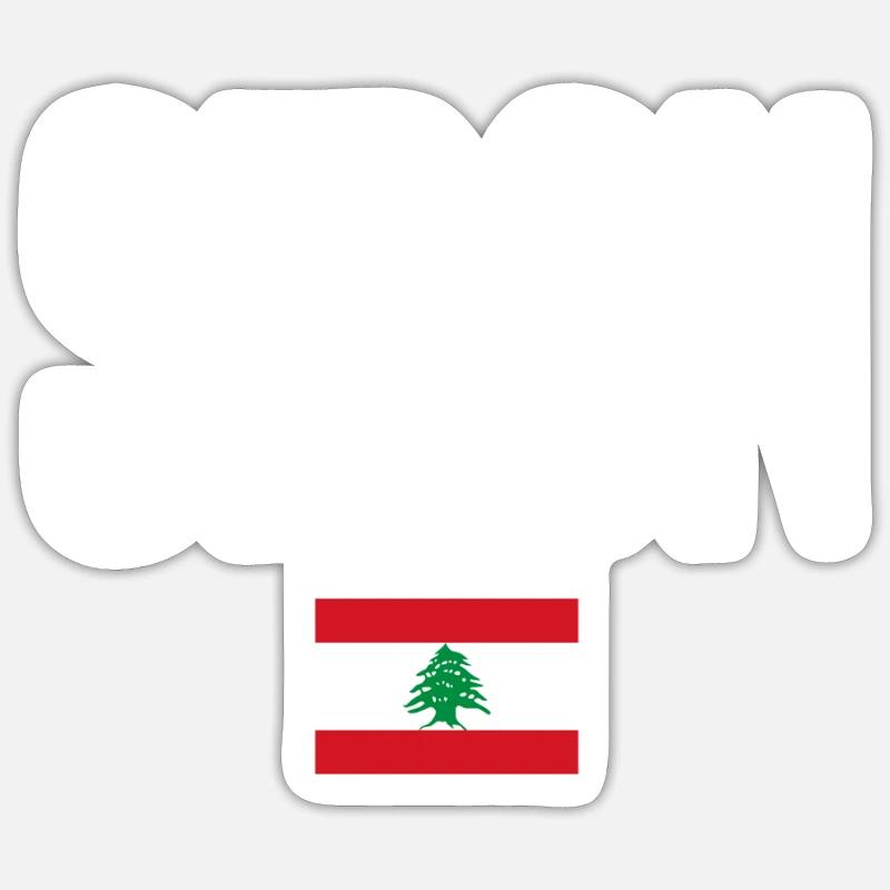 Sidon Libanon Sticker Größe S (10 x 10 cm)