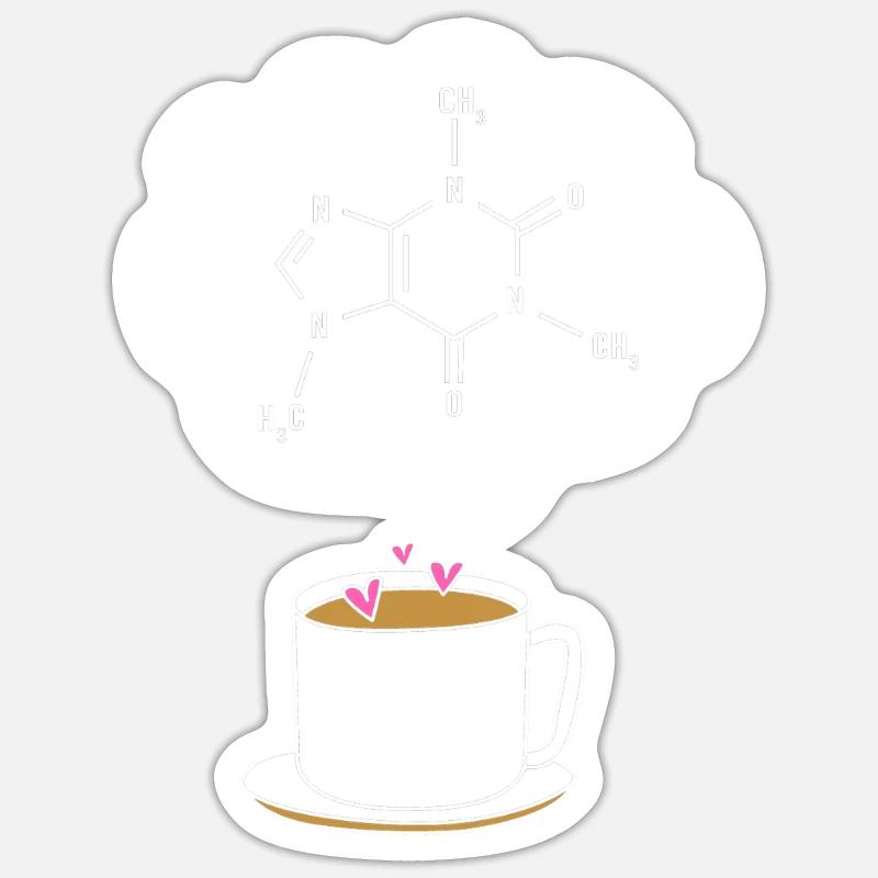Chemistry Science Physics Laboratory Structural Formula Sticker size S (10 x 10 cm)