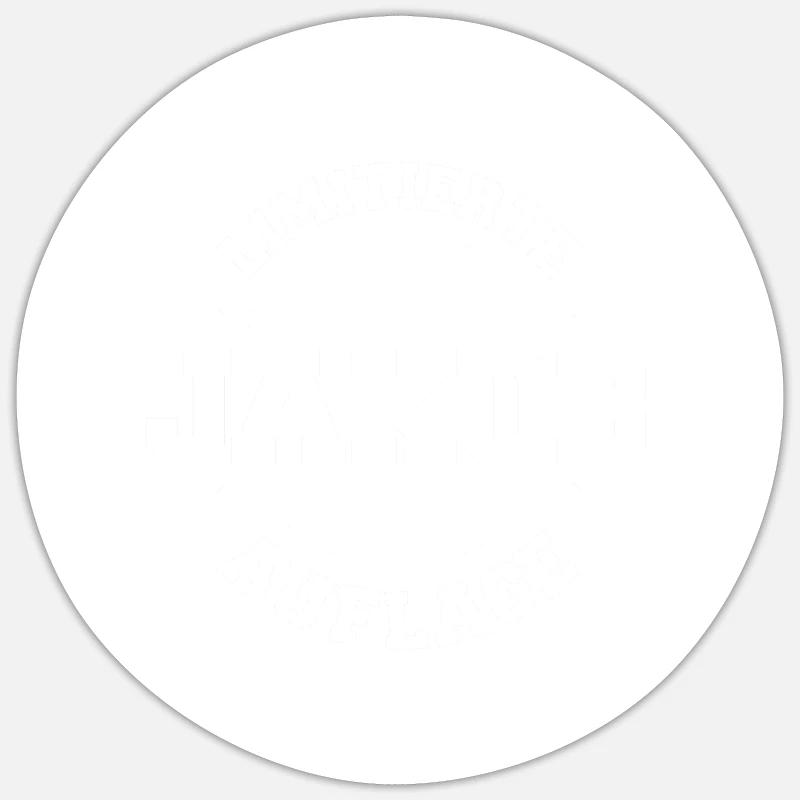 Jacob - Sticker taille S (10 x 10 cm) - blanc mat