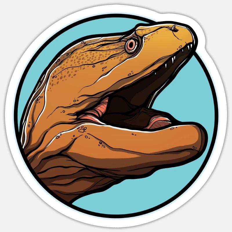 Moray eels Moray eel Sticker size S (10 x 10 cm)
