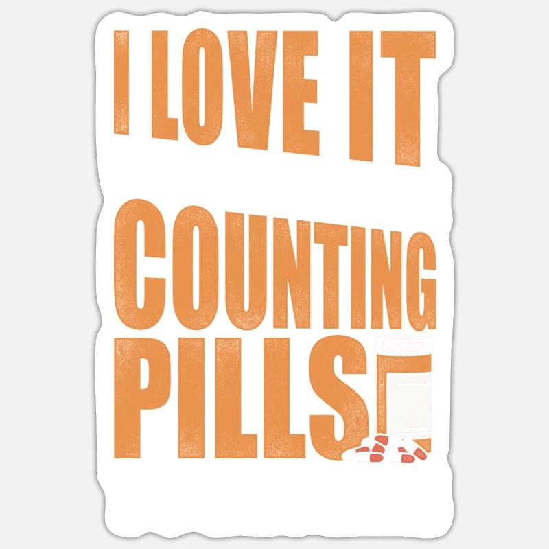 Pharmacy Tech Technician - Sticker Größe S (10 x 10 cm) - Mattweiß