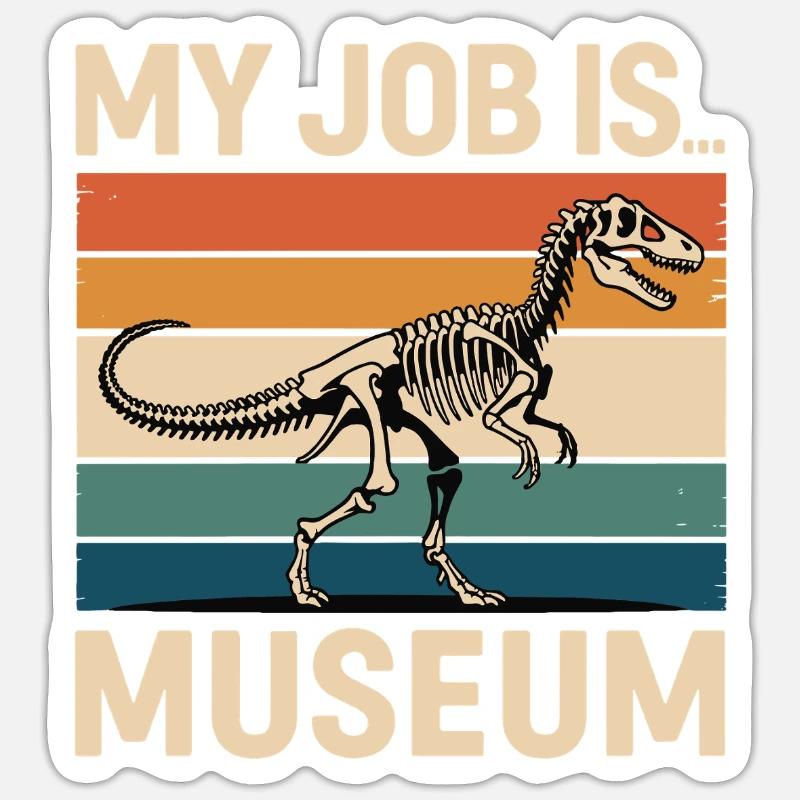 Musée Sticker taille S (10 x 10 cm)