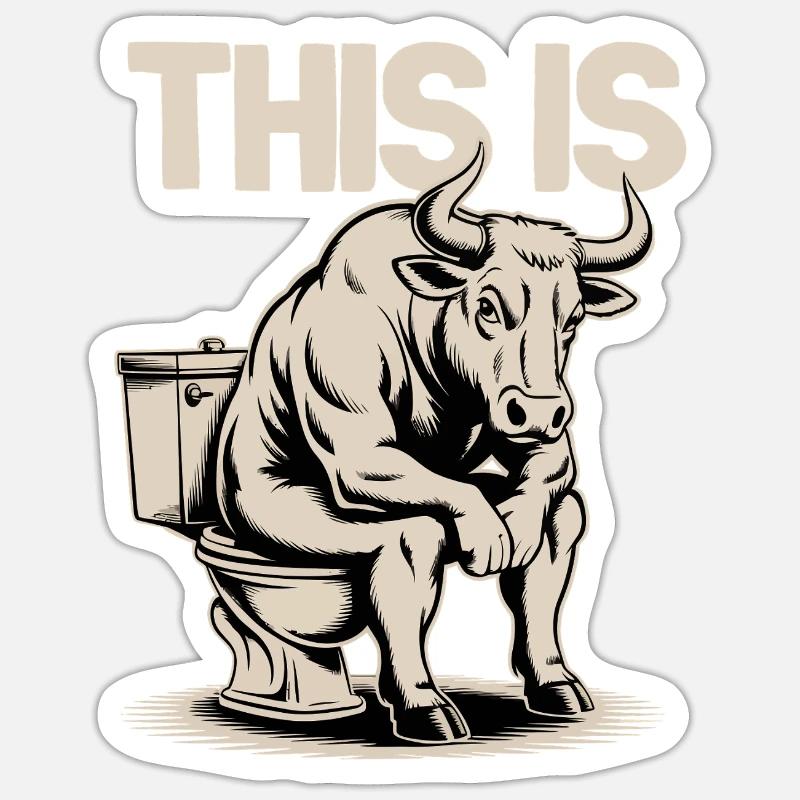 C’est des conneries Sticker taille S (10 x 10 cm)