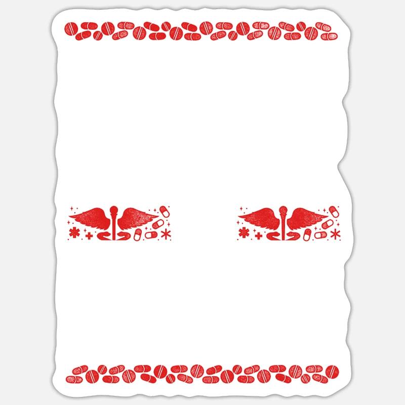 Pharmacy Tech Technician - Sticker size S (10 x 10 cm) - white matte