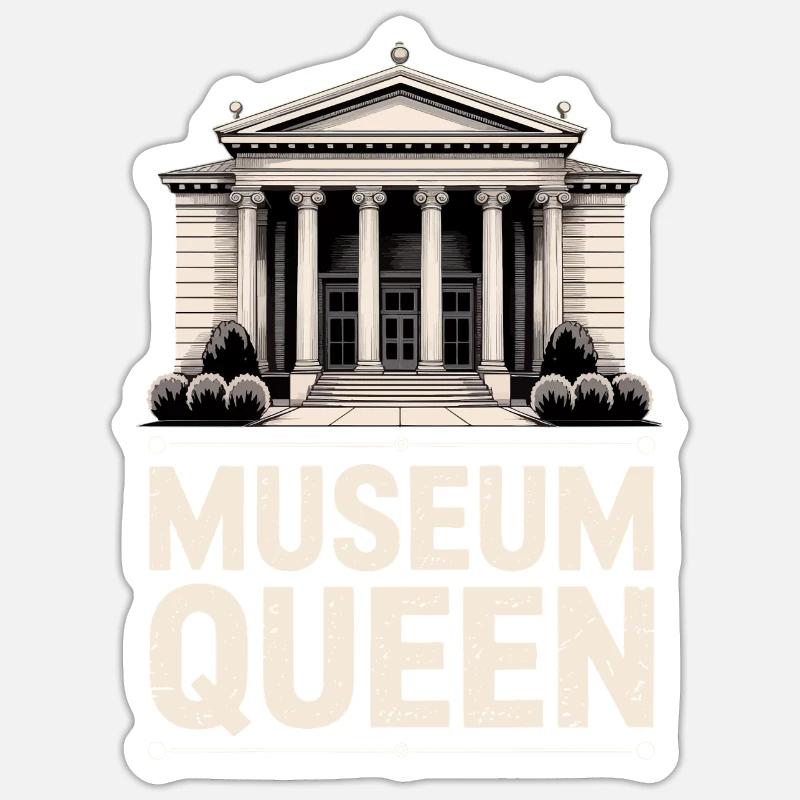 Musée Sticker taille S (10 x 10 cm)