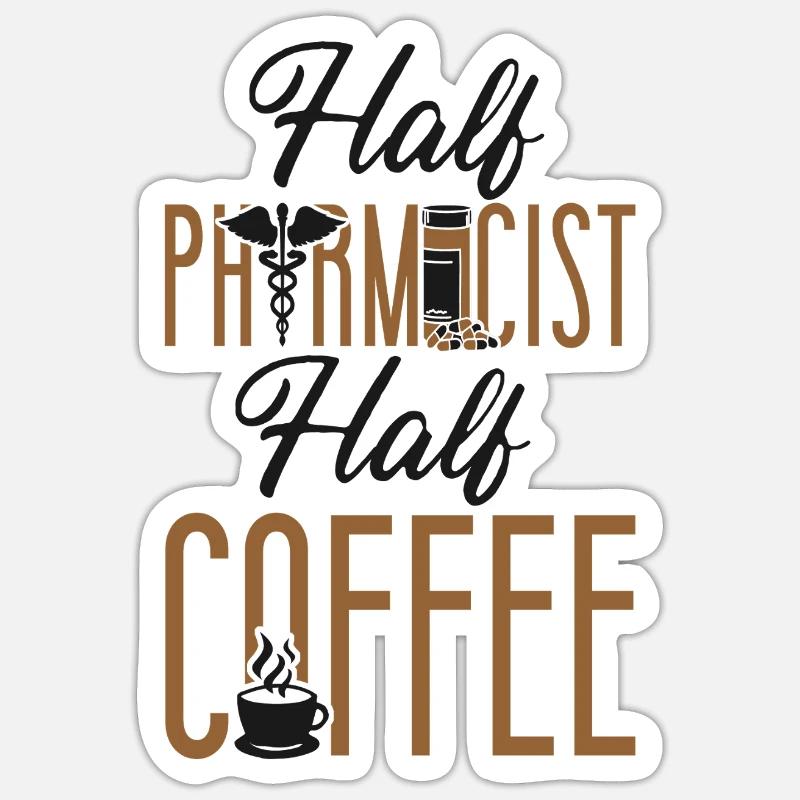 Pharmacy Tech Technician Sticker Größe S (10 x 10 cm)