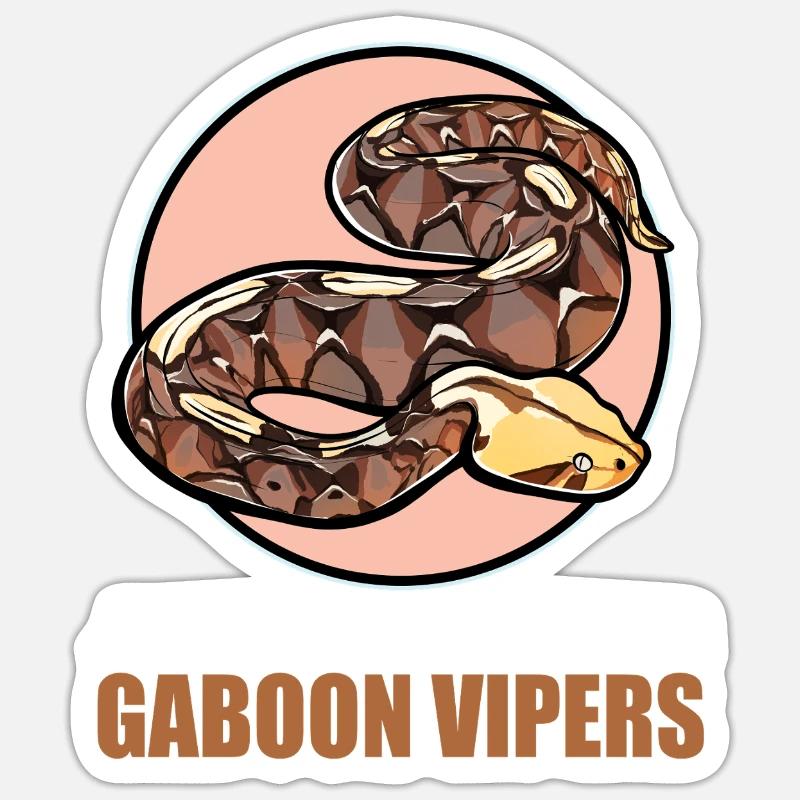 Gabon Vipers Gabon Vipers Sticker taille S (10 x 10 cm)