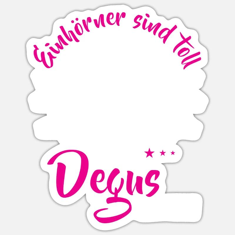 Les octodons sont de véritables octodons communs Sticker taille S (10 x 10 cm)