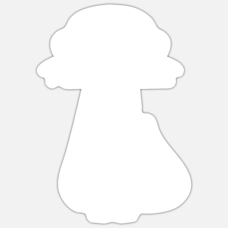 weasel - Sticker size S (10 x 10 cm) - white matte