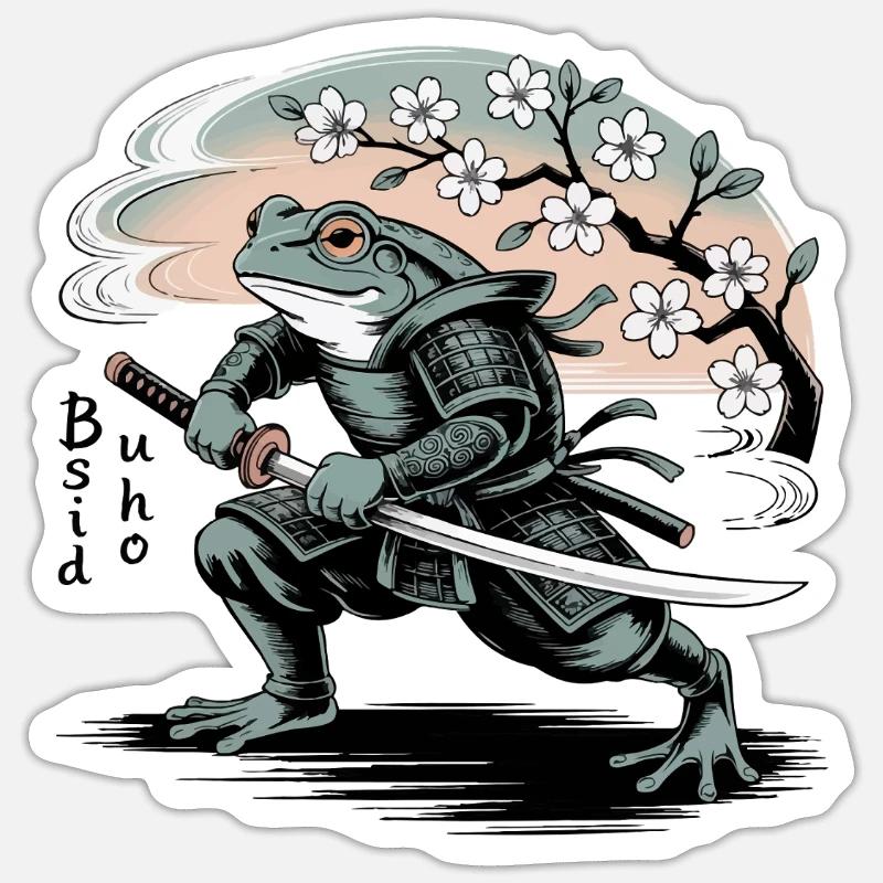WARRIOR'S PATH - Sticker size S (10 x 10 cm) - white matte