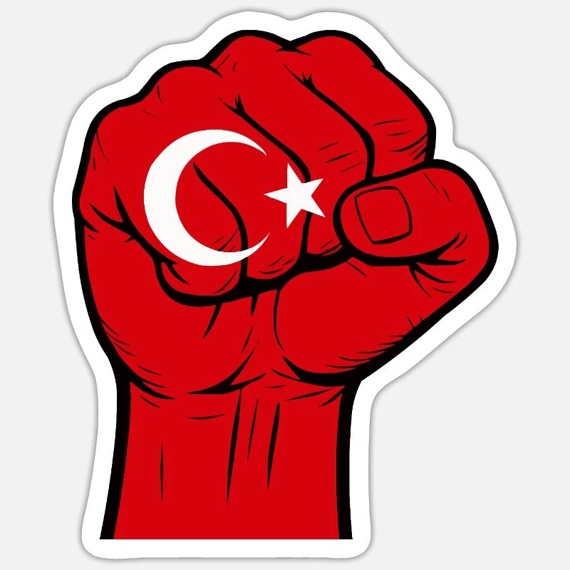 Faust, Turquie - Sticker taille S (10 x 10 cm) - blanc mat