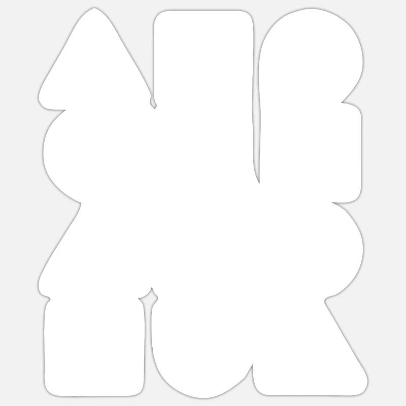 bauhaus geometric pattern Sticker size S (10 x 10 cm)